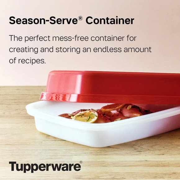 Tupperware | Kitchen | Tupperware Seasonserve Container Large Marinate ...